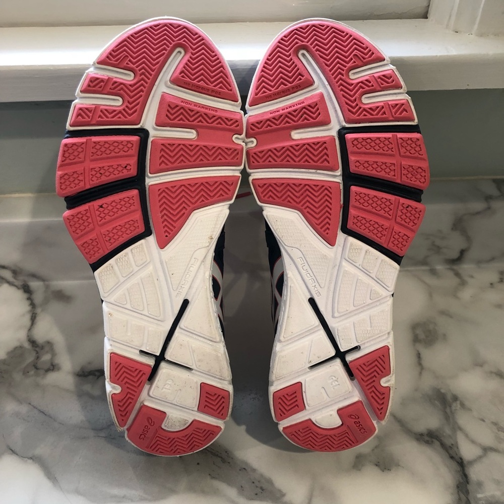ASICS navy & pink shoes - Picture 3 of 4